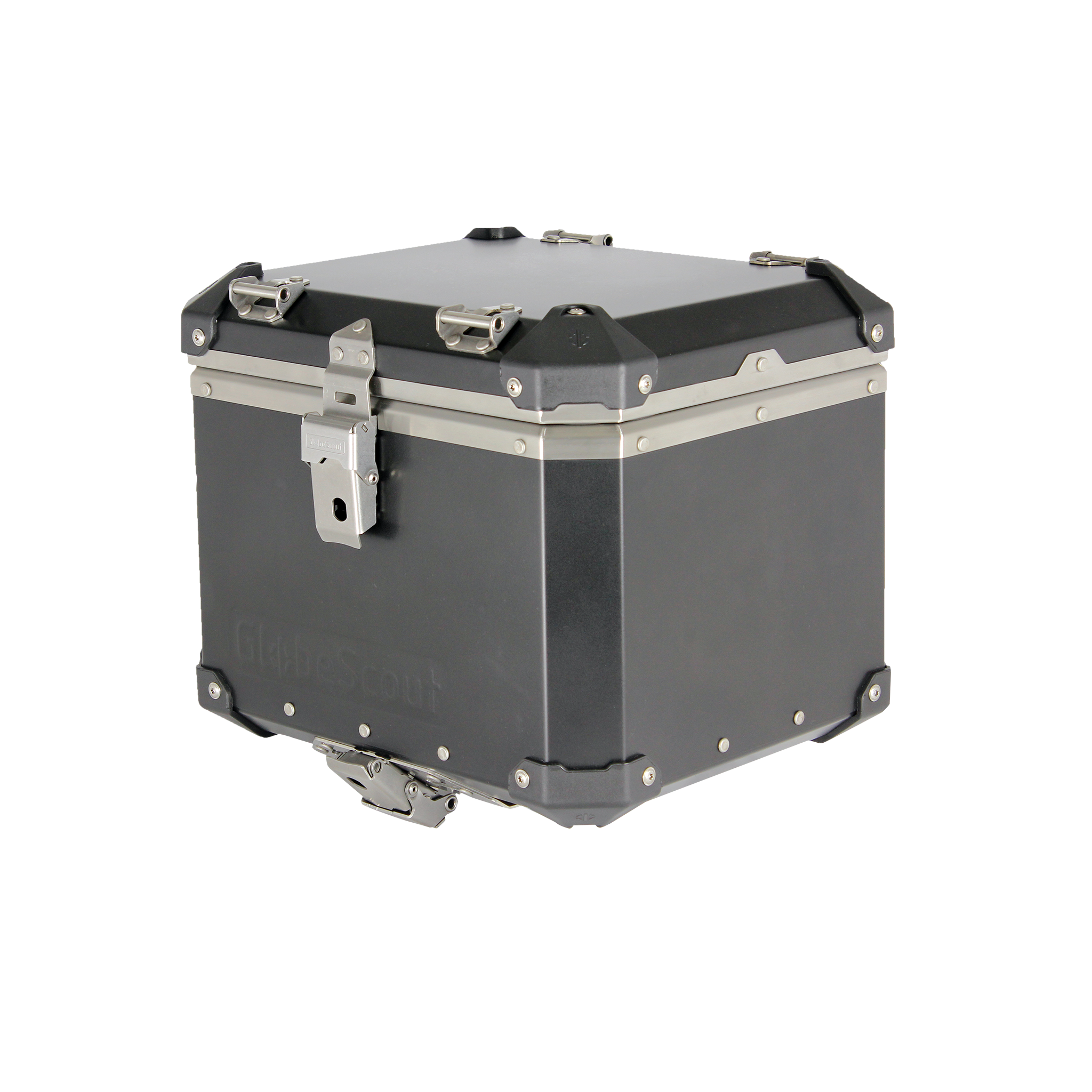 GlobeScout XPAN+ Aluminium Top Case, 40L Black